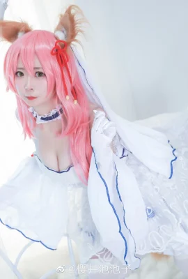 FGO Tamamo Mae @Sakurai Pond (9 photos)