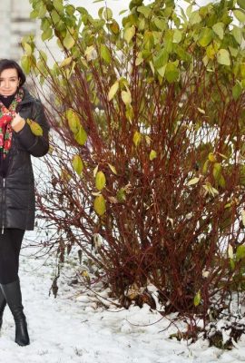 Beauté, il fait si froid dehors. Rentre à la maison et réchauffe-toi Sanita (122 Photos)