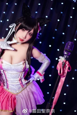 Azur Lane Atago Idol joue en costume de chant @猫田圣娜娜 (12 photos)