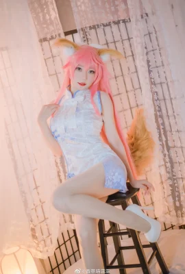 FGO Tamamo Mae Cheongsam @Vanilla Miaolulu (9 photos)