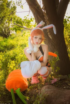 Roi de gloire Hua Mulan Bunny Girl@MoYue_Ann (9 photos)