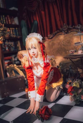 FGO Nero Claudius fanfic maid @二宫之best (9 photos)