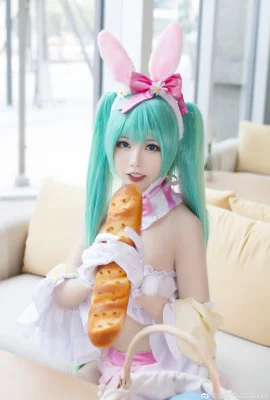 Hatsune Miku Bunny Spring Clothes@La glace est un peu salée (9 photos)