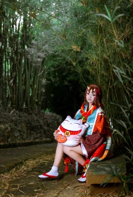 « Onmyoji » Zashiki Warashi Cosplay[CN: Duoduo](8 photos)