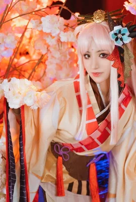 Onmyoji Kaguya-hime Tsuruzu-zukun@明丝_CatN (9 photos)