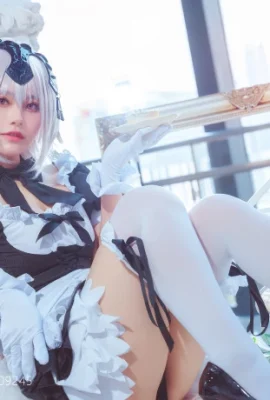 FGO Black Joan of Arc Maid @芊芊香w (Photographie : Kosaka Junww) (Kugou Mushroom·Firefly Animation Music Carnival) (12 photos)