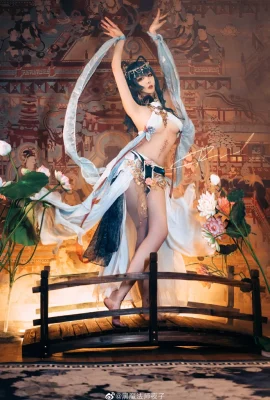 « Projet Touhou » Huo Qing'e Sexy Cosplay[CN : Magicien noir Yezi](10 photos)