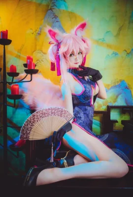 Yui cheongsam poisson rouge Tamamo Mae