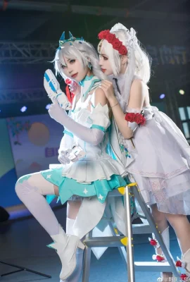 Honkai Impact 3 Kiana : @风东东w, Theresa : @野二猫 (9 photos)