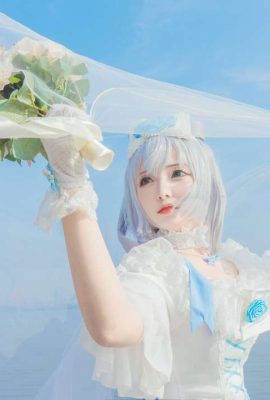 (Élégant et doux) Mariage de la sœur royale de VOCALOID COS, Luo Tianyi