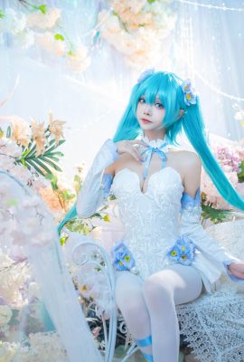 (Aiwest) Papillon rose Hatsune