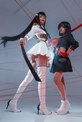 Shirogane et alcoolique – Ryuko et Satsuki