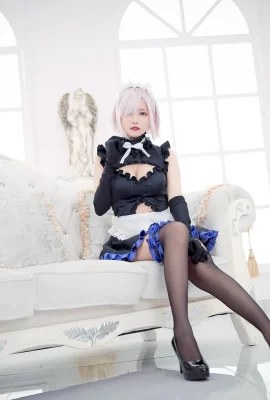 FGO Mash Kyrielite Maid @Meiyi_町 Mo (10 photos)