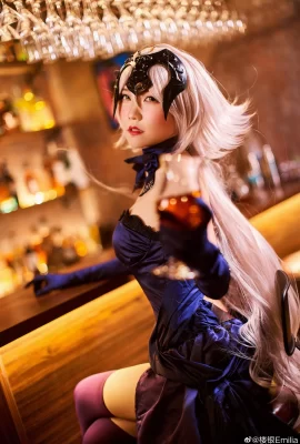 FGO noire Jeanne d'Arc ivre chasteté@louyinEmilia (9 photos)