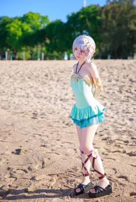 Super Exotic Princess Link☆Re:Dive Cocoro Maillot de bain ver @G44 ne sera pas blessé (9 photos)