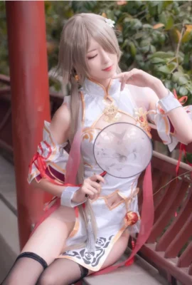 « Honkai Impact 3 » Rita Rossweisse Huanxi Sha Cheongsam Cosplay[CN : Miyin Yin ww](18 photos)