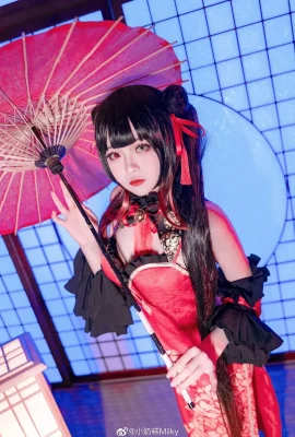 Date A Live Cheongsam du Nouvel An de Tokisaki Kurumi @小奶饼Milky (10 photos)