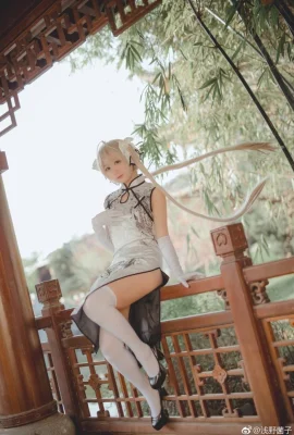 Yuan Zhi Kong Kasugano Qiong cheongsam en soie blanche cn: Asano Junko (10 photos)