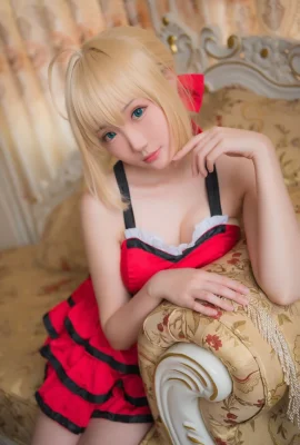 Fate/Grand Order]Nero Claudius Dark Red Modern Outfit Ver cn : Guahi (14 photos)