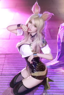 League of Legends K/DA Ahri@NEWS-Tailless Mizuki (9 photos)