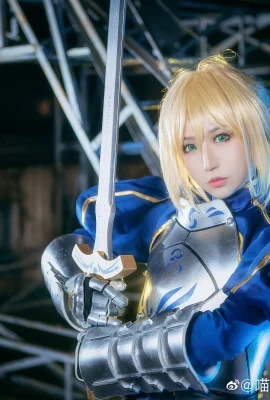 Fate/stay night Artoria Pendragon @婰钰钰 ne veut pas dire au revoir à Simba (9 photos)