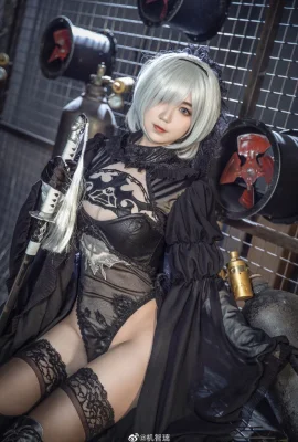 NieR : Automates 2B Fanhuamiao@jizhili (9 photos)