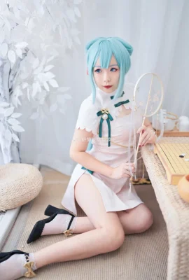 Hatsune Miku « Shaohua » cheongsam @Xuance adore manger des carottes (9 photos)