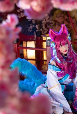 League of Legends Ahri Soul Lotus@Xianjuanyeye (Photographie : @EXIT飞鱼) (10 photos)