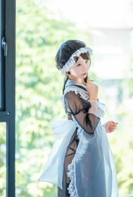 « Transparent Maid » de Shui Miao Aqua Le sous-vêtement à trois points qui ne peut pas être caché (13 Photos)