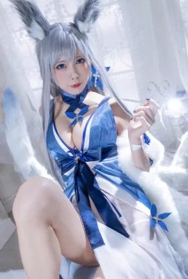 Les longues jambes blanches « Azur Lane-Shinano » de Shui Miao Aqua dont vous ne vous lasserez jamais (46 Photos)