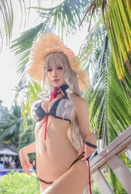 Le style de maillot de bain ensoleillé de Shui Miao Aqua dans « Azur Lane-Algérie » est trop charmant (35 Photos)