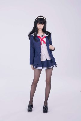 (Lily Black grillé au charbon de bois) Uniforme scolaire de l'héroïne passante Kasumigaoka Shiha