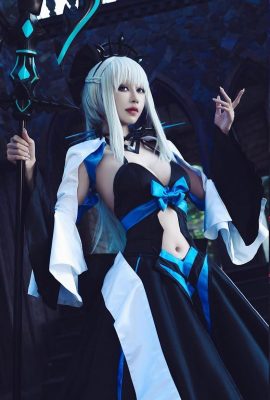 Cosplay de Fate Grand Order Morgan la Fée