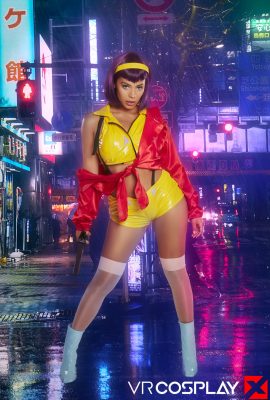 (VRCosplayX) Violet Starr dans le rôle de Faye Valentine (Cowboy Bebop)