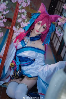 League of Legends Soul Bloom Festival Ahri@J'aime le plus Ezreal (9 photos)