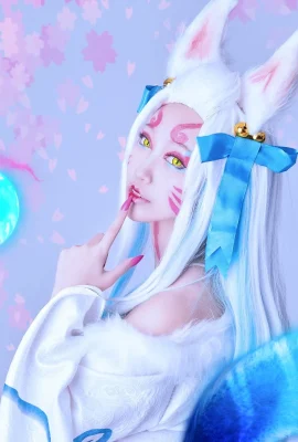 League of Legends Ahri Soul Lotus LOL Soul Blooming Festival @Sorakua Effondrement de Sora (9 photos)