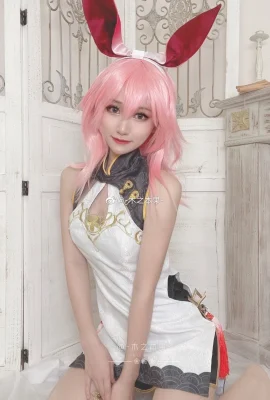 Honkai Impact 3 Yae Sakura Cheongsam@-Kuzhimotoguo- (9 photos)