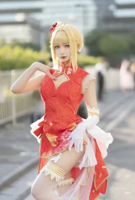 Fan de Fate/Grand Order Nero Claudius cheongsam@Fengjiangjiangv (9 photos)