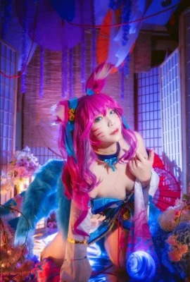 League of Legends Ahri Soul Lotus@Ah Fat aime manger manger manger vague vague vague (9 photos)