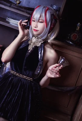 Robe Arknights W @西旮旮 (9 photos)