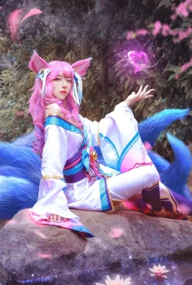 League of Legends Ahri Soul Lotus@Lazy Cancer Late Stage_Cat Mata-chan (9 photos)