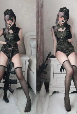 Guo Mejiang avec l'uniforme de camouflage à fente haute « Battlefield Sweetheart » ne peut s'empêcher d'y jeter un deuxième coup d'œil (20 photos)