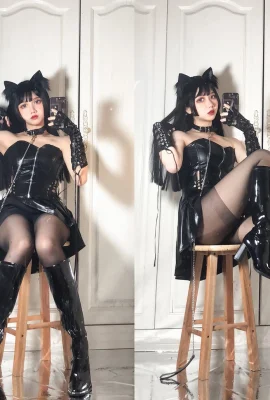 La pose latérale de Guo Mejiang w dans « Black Cat Girl 3 » apaise le cœur des gens (20 photos)