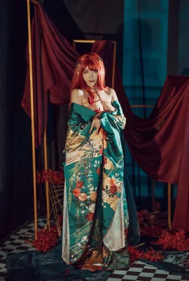 Le « Kimono japonais » de Qiu et Corgi prend l'initiative d'enlever leurs vêtements et l'index sexy est écrasant (36 Photos)