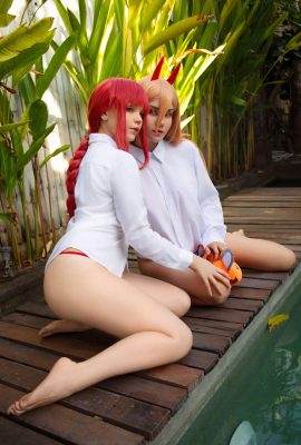 Caticorncosplay – Makima et Power