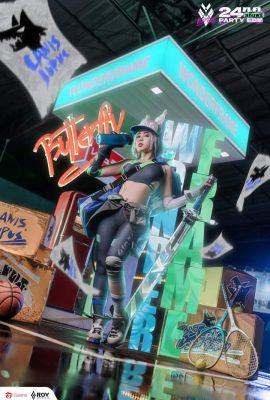 Cosplay de l’arène de la vaillance Betterfly Beast Gang : Wonder Wolf