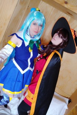Cosplay d’Usatame et Foxy Aqua et Megumin