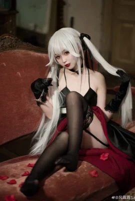 Belle fille Wanhua miroir-malédiction われし伝 disant fille-bon pas de robe de branche de brouillard ver @无风林鹿(9 photos)