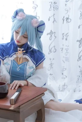 Partage de belles photos d’une fille innocente comme Hatsune Miku[CN : écolière A-Xuan](9 photos)