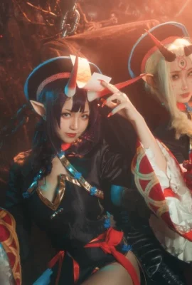 FGO petit zombie Shuten Doji : @Sevcat Cat Seven, Ibaraki Doji : @-PapaBigDevil- (9 photos)